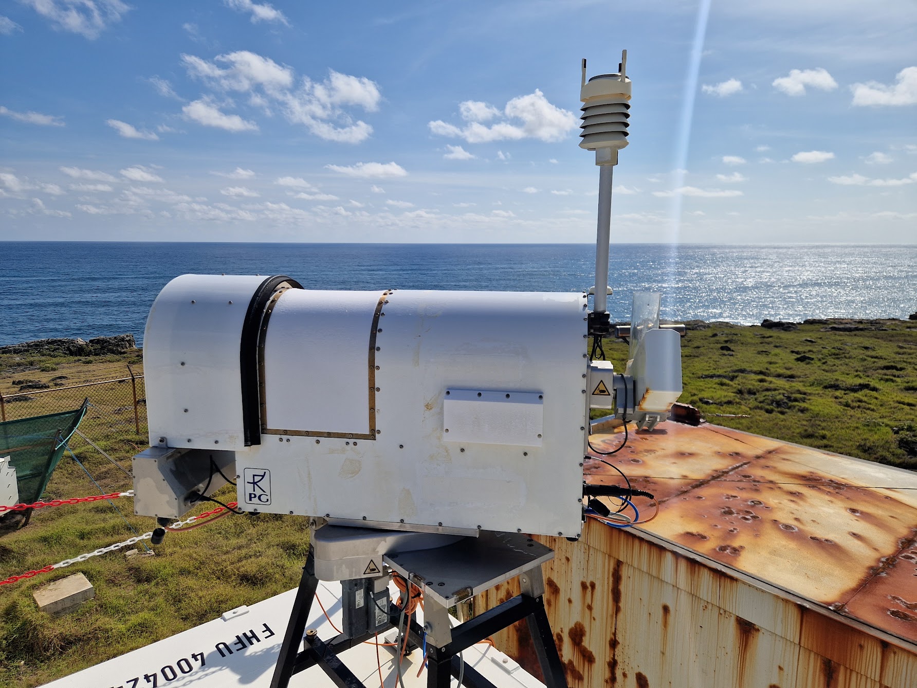 HATPRO radiometer at the Barbados Cloud Observatory